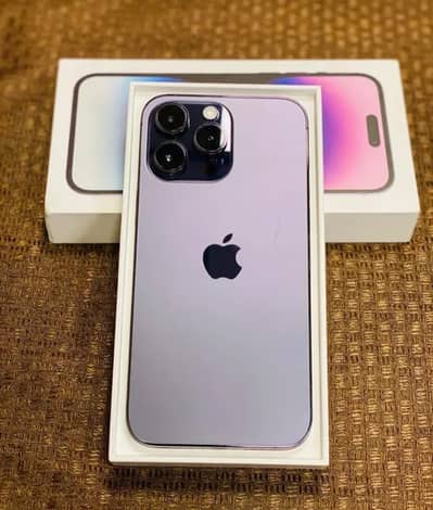 Apple I Phone 14 Pro Max PTA Approved With Box Whatsapp 03297043979