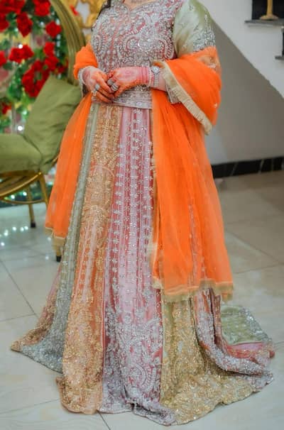 Mehndi or Barat wear lehnga