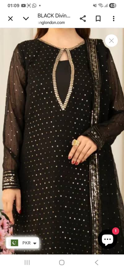 pajaran London brand BLACK Divine Luxury 3pice