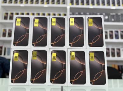 iPhone 16 Pro Max 256GB 512GB 1TB PTA Approved.     15 17 pro max