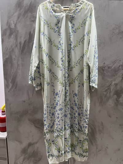 Floral long kaftan