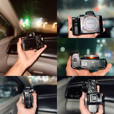 Sony a7rii with 3 batteries