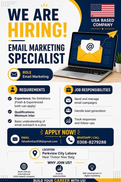 Hiring Email Marketing Specialist