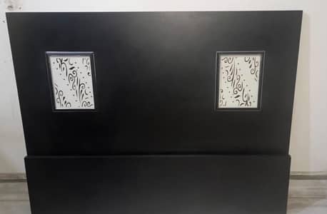 Double Size Bed  Lights & 1 side table