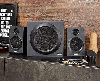 Logitech Multimedia Speakers Z333 heavy bass best Bluetooth speaker