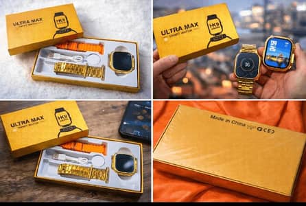 ultra smart watch 7 in one strep Bluetooth 3+HS orange