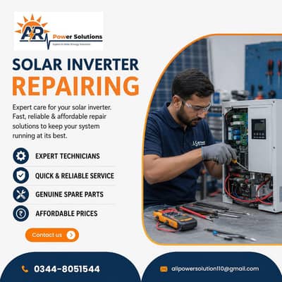 AR Power Solutions | Solar Inverter Repairing Service