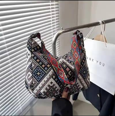 Trending Printed Ethnic Pattern Shoulder Bag For Women - Free Delivery