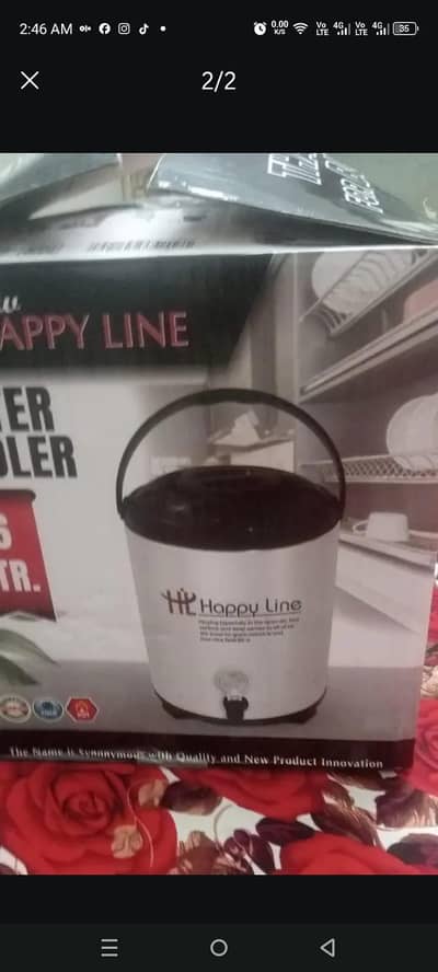 6 litter water cooler