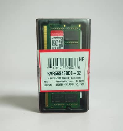 Kingston 32GB 5600Mhz DDR5 Laptop Ram