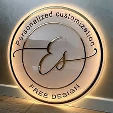 Arcylic Neon Sign, Neon Sign, UV Print Sign, 3D Bored, Neon Stripe