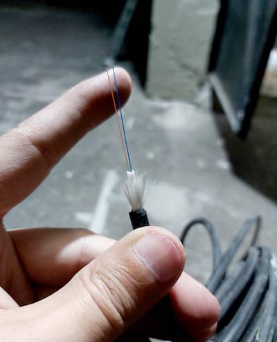 Fiber Optical (2)core 312feet/95 meters cable. . .