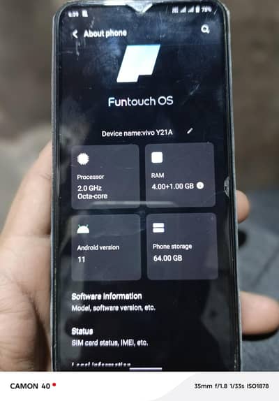 vivo y21A