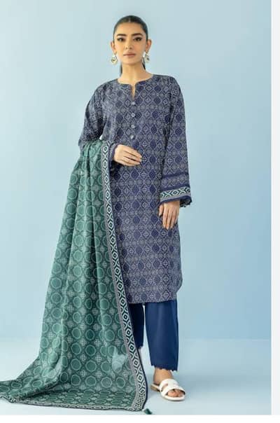 3pc orient lawn suit in cheap price