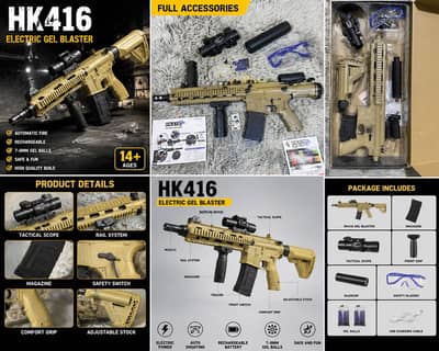 HK416 Electric Gel Blaster Toy Gun