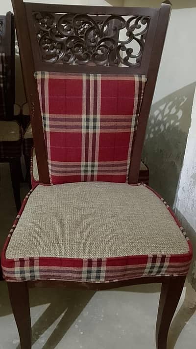 dining chairs and table