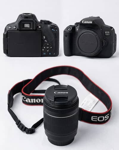 CANON 700D BODY WITH 75-300 LENS GOOD CONDITION