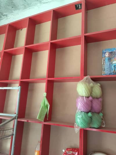 rack wooden almari