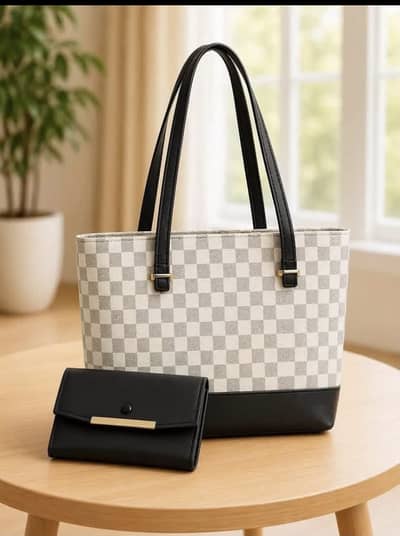 New lather material bag stylish color