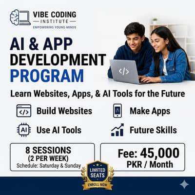 AI & APP DEVELOPMENT CLASSES FOR STUDENTS