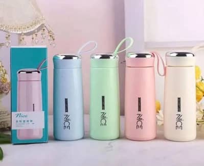 Nice Insulated Water Bottle Pastel Colors Leak Proof