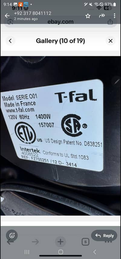 tefal actifry frier fryer