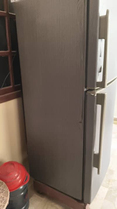 Haier jumbo automatic fridge dark gray model HRF 340