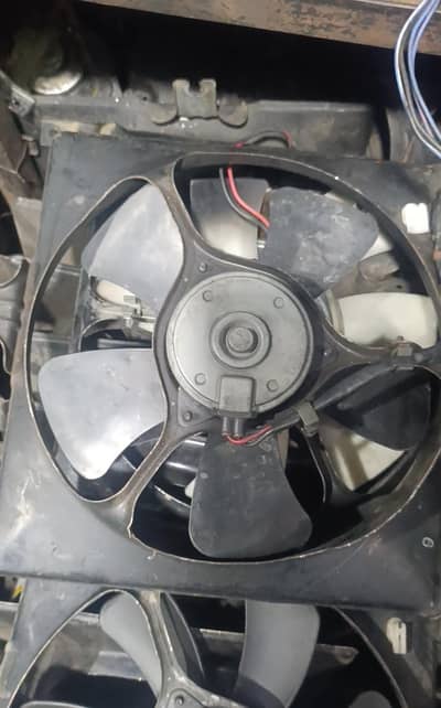 japani qabli radiator fan . air blower  baleno motor 03084216982