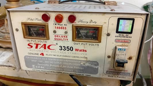 fridge stabilzer Stac 3350 watt 4 reley in perfect working condition