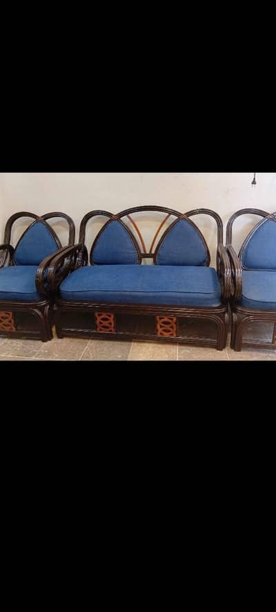 4 seater solid shesham wood sofaset