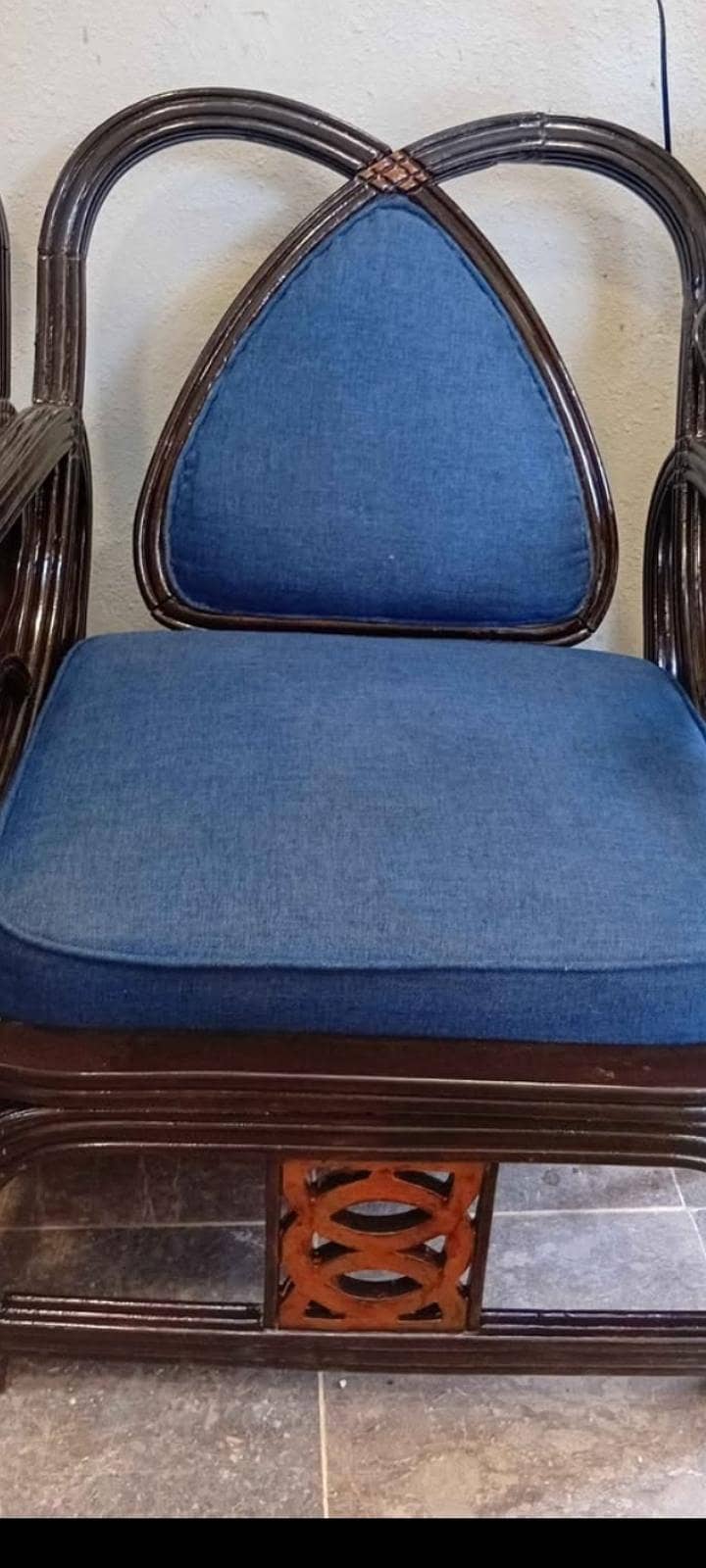 4 seater solid shesham wood sofaset 1