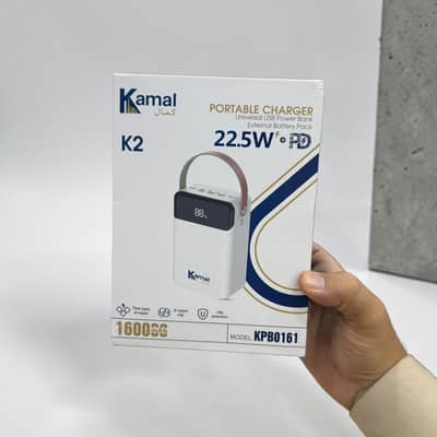Kamal K2 160000mAh Power Bank 22.5W PD Fast Charging Portable Charger