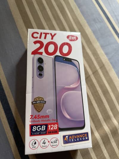 Itel city 200 box pack brand new 29000