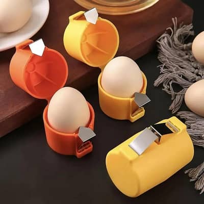 Stainless Steel Egg Yolk Separator Yellow