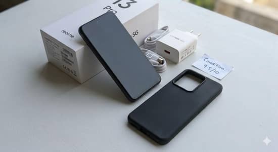 Realme 13 Pro 5G (8GB/256GB) – Emerald Black – Full Box