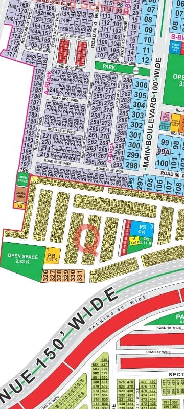 Facing Etihad Town Phase 3 Direct Access From Pine Avenue And 300'Feet Road 5 Marla Plot For Sale In Q Block Lda City