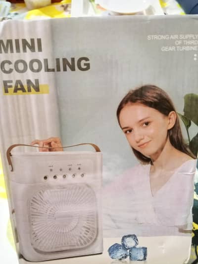 mini air cooler fan with mist system