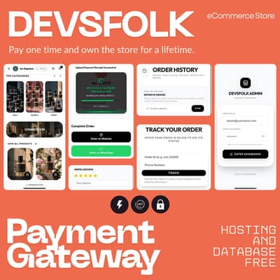 Complete Ecommerce Store with Admin Dashboard