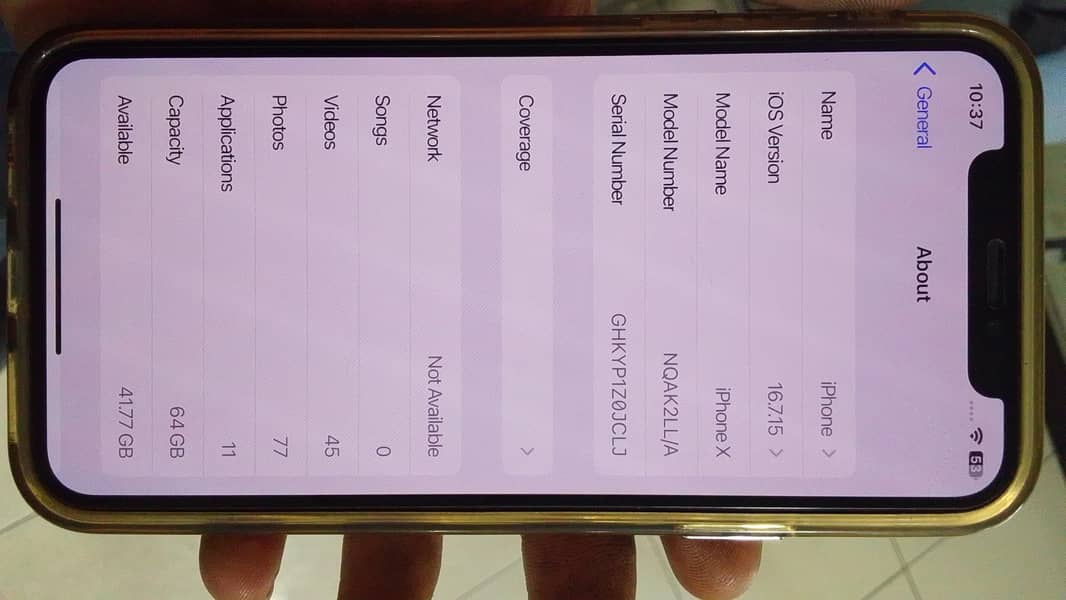 iphone x 5