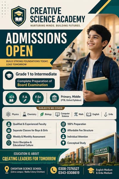 Creative Science Academy Chishtian