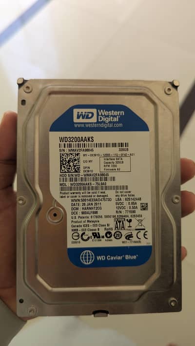 320 GB hard drive