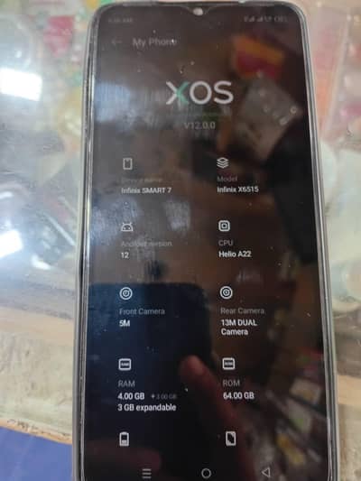 Infinix smart7  4/64 for sale