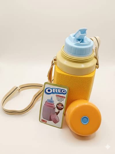 Premium Insulated Kids Water Cooler Bottle with Easy-Sip Straw  RS 550