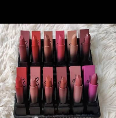 12pcs lipsticks pack of 12 in just 2150 with free delivery