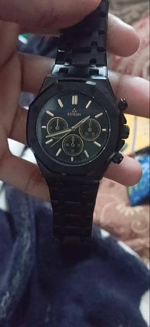 fitron Japan quartz water proof watch ⌚