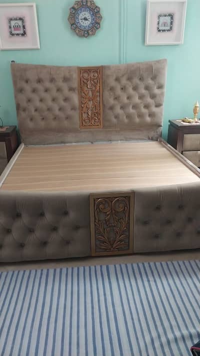 Double Bed with side tables