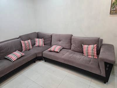 L shaped sofa