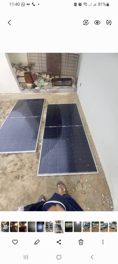 I am selling 4 panels of 450 watts