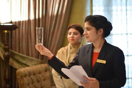 nishat Hotel female for reception