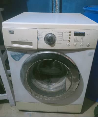 LG FRONT LOAD 7KG FULLY AUTOMATIC WASHING MACHINE